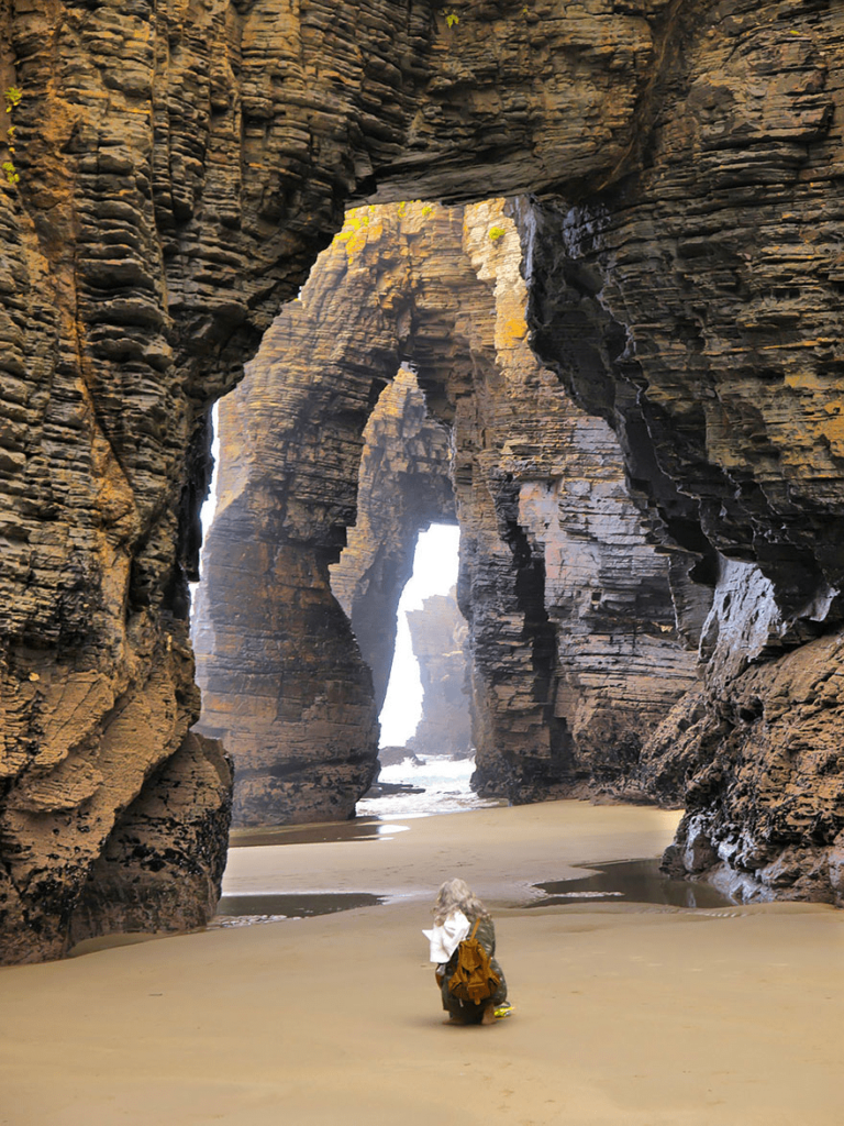 The Cathedrals Beach in Ribadeo, Spain