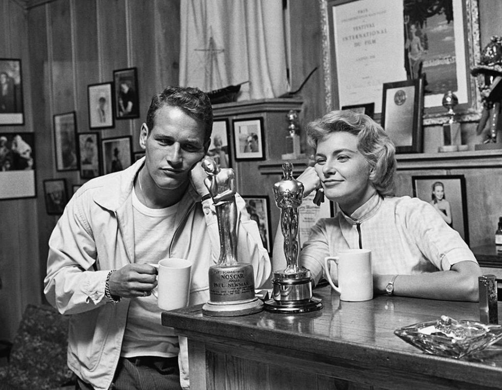 Paul Newman and Joanne Woodward